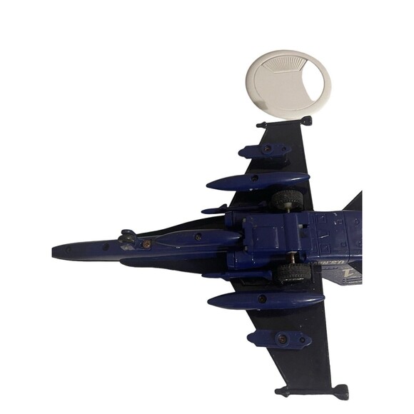U. S. Navy F/A 18 Hornet Blue Angels Die Cast Pull Back Model - #1 Working 9” - Picture 11 of 15